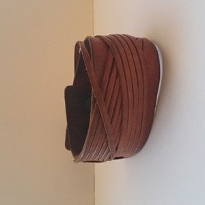 Leather wrap bracelet